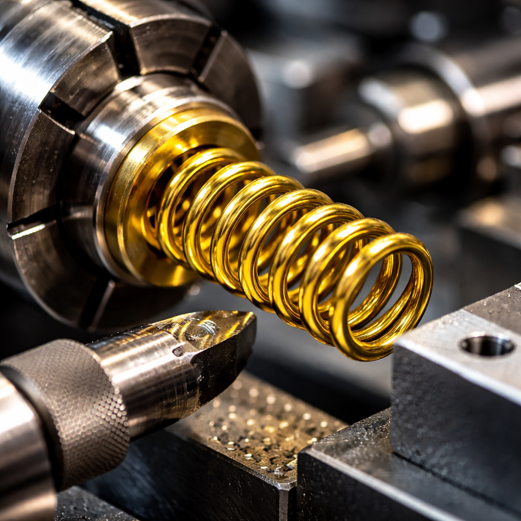 فنر طلا صنعتی؛ انتخابی خاص برای پروژه‌های دقیق و حساس